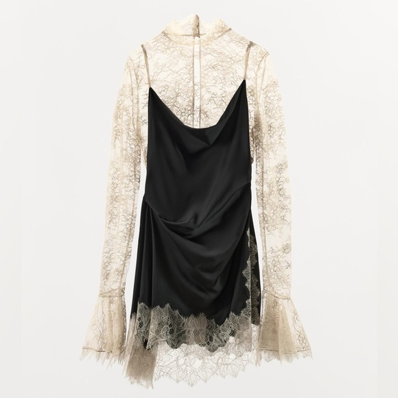 ZW COLLECTION LIMITED EDITION COMBINATION MINI DRESS - Picture 11 of 16